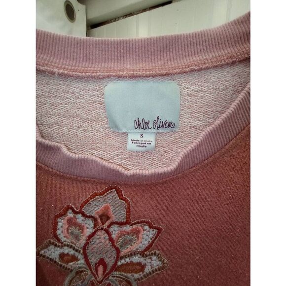 Chloe Oliver short sleeve jersey knit, sweatshirt, size small - Picture 6 of 6